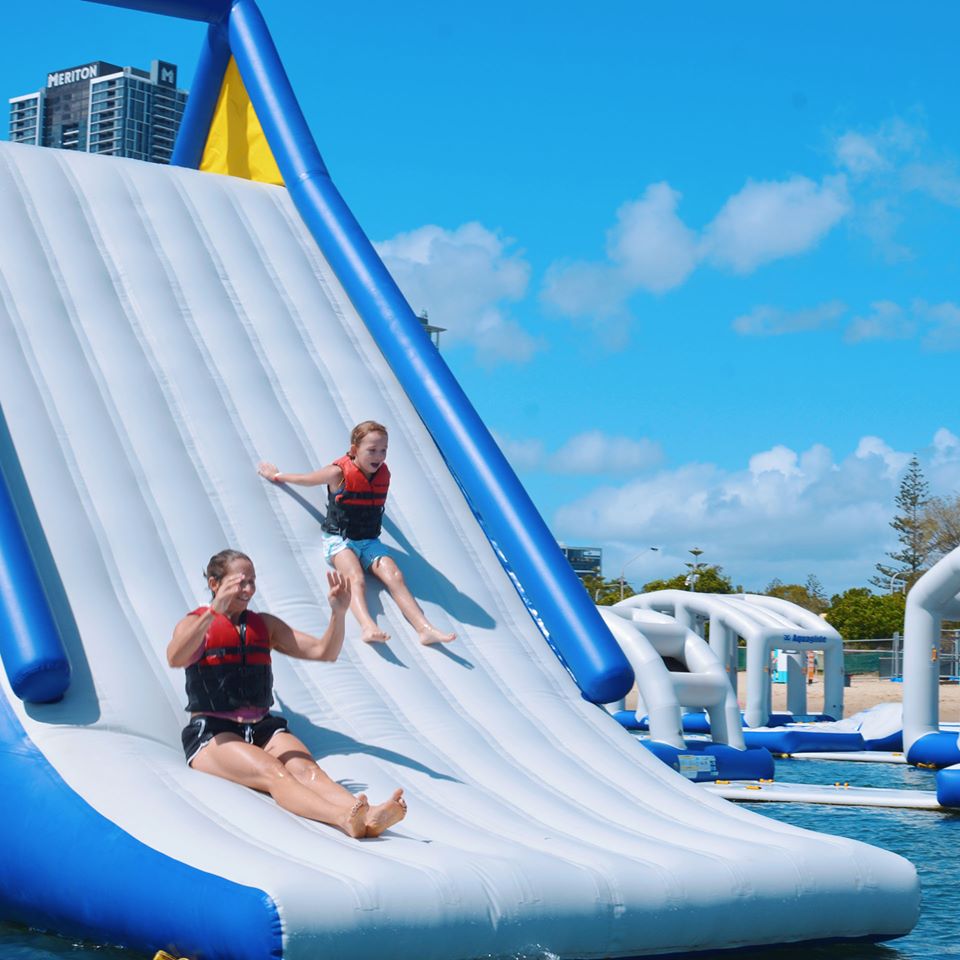 Dive into Family Fun with the Gold Coast Aqua Park! Harbour Side Resort